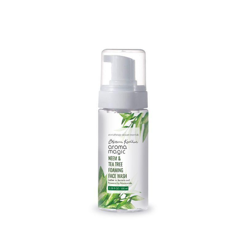 aroma magic neem & tea tree foaming face wash