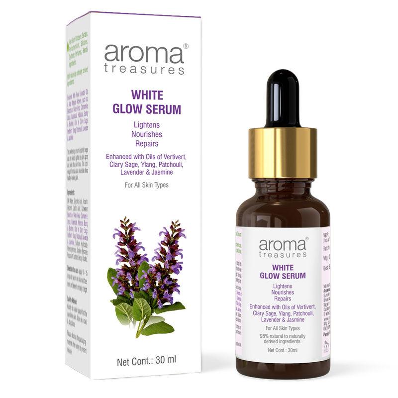 aroma treasures white glow serum