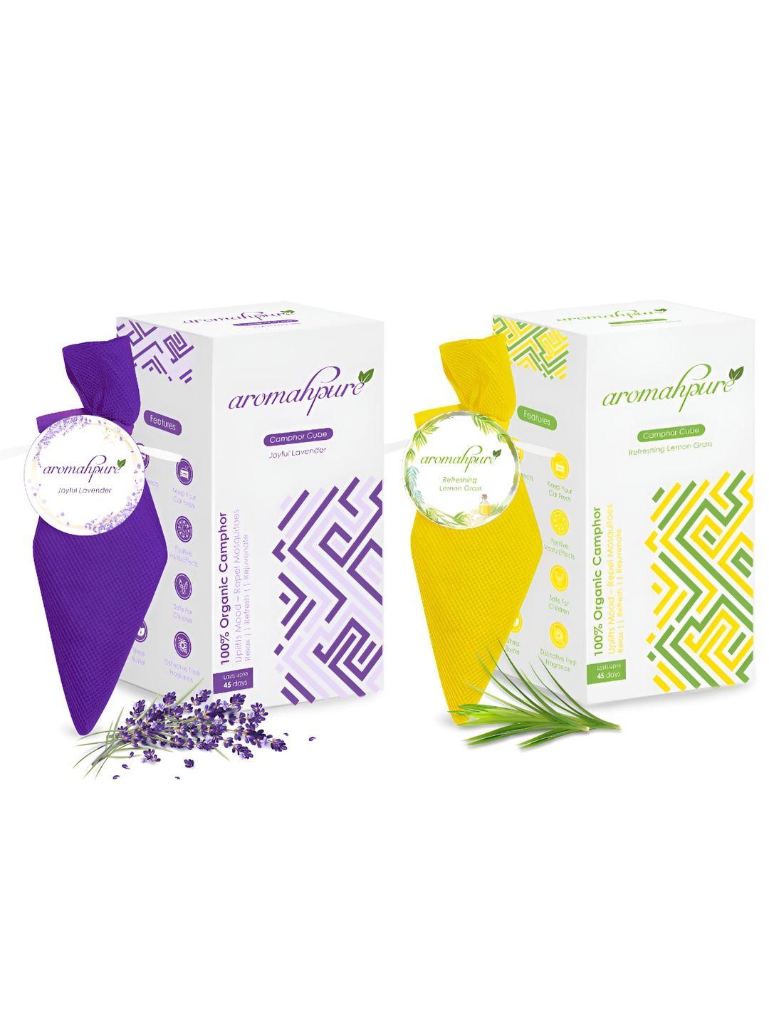 aromahpure 2-pcs purple & yellow home fragrances