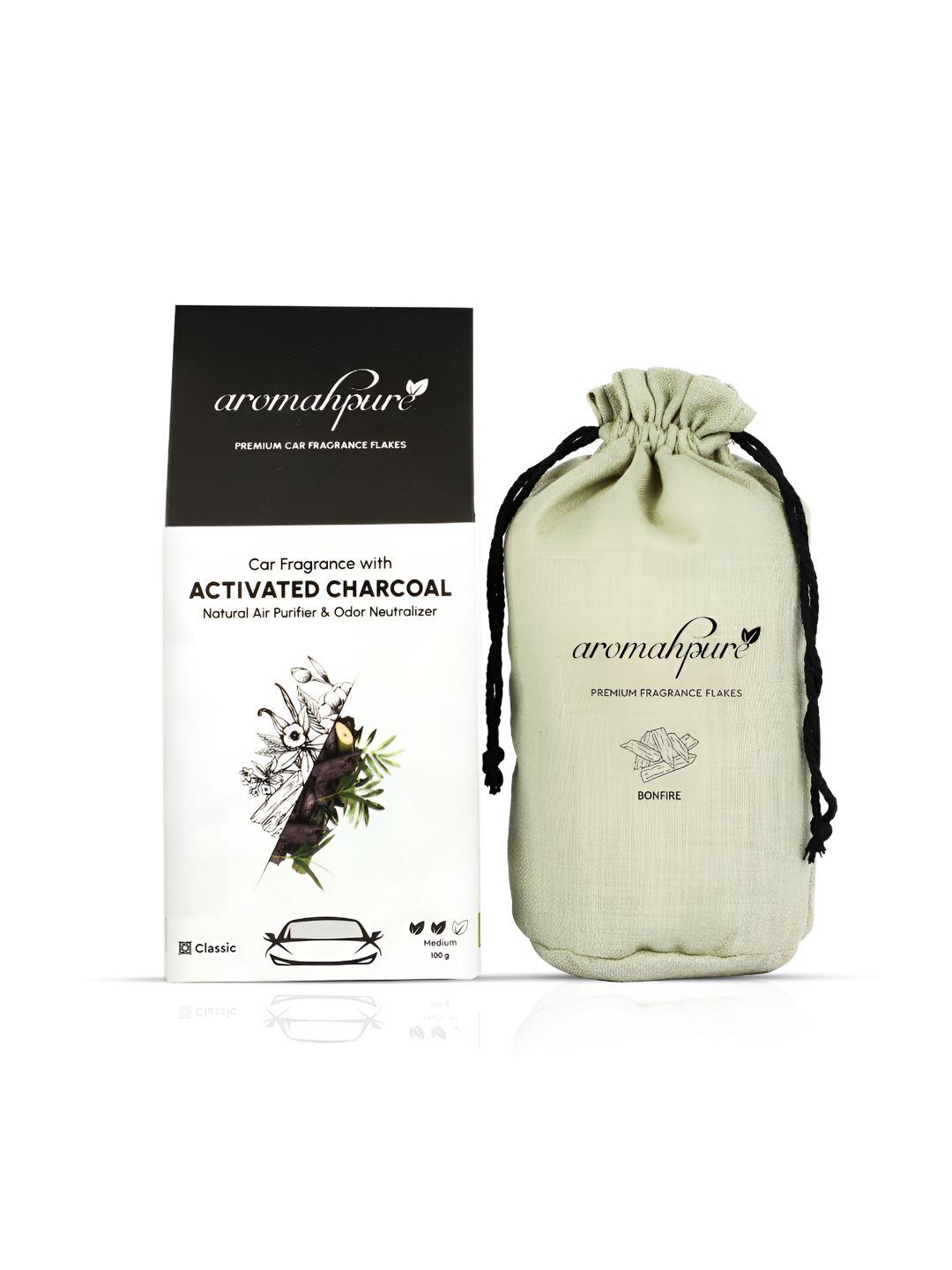 aromahpure green & black perfume flakes with activated charcoal royal oud home fragrance