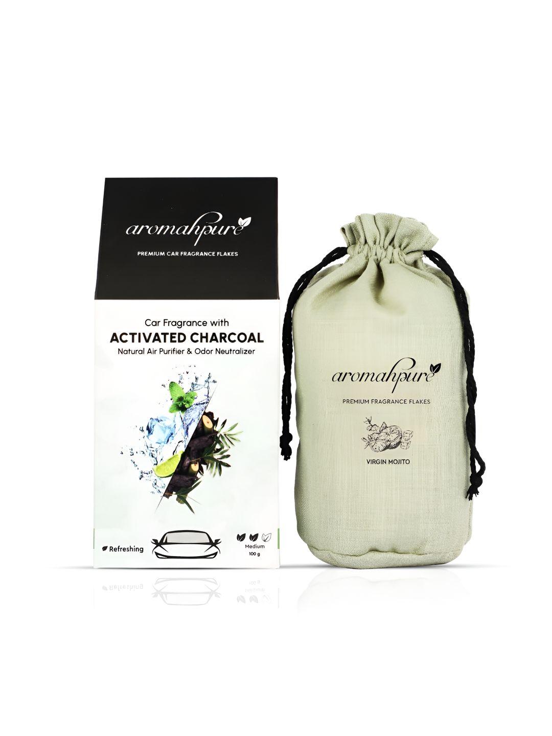 aromahpure green perfume flakes with activated charcoal virgin mojito home fragrance