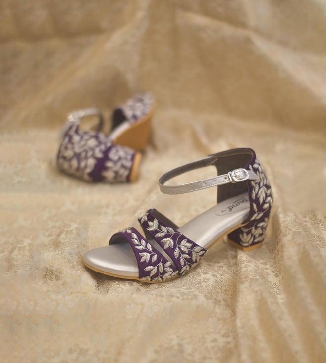 around always purple patti purple sandals
