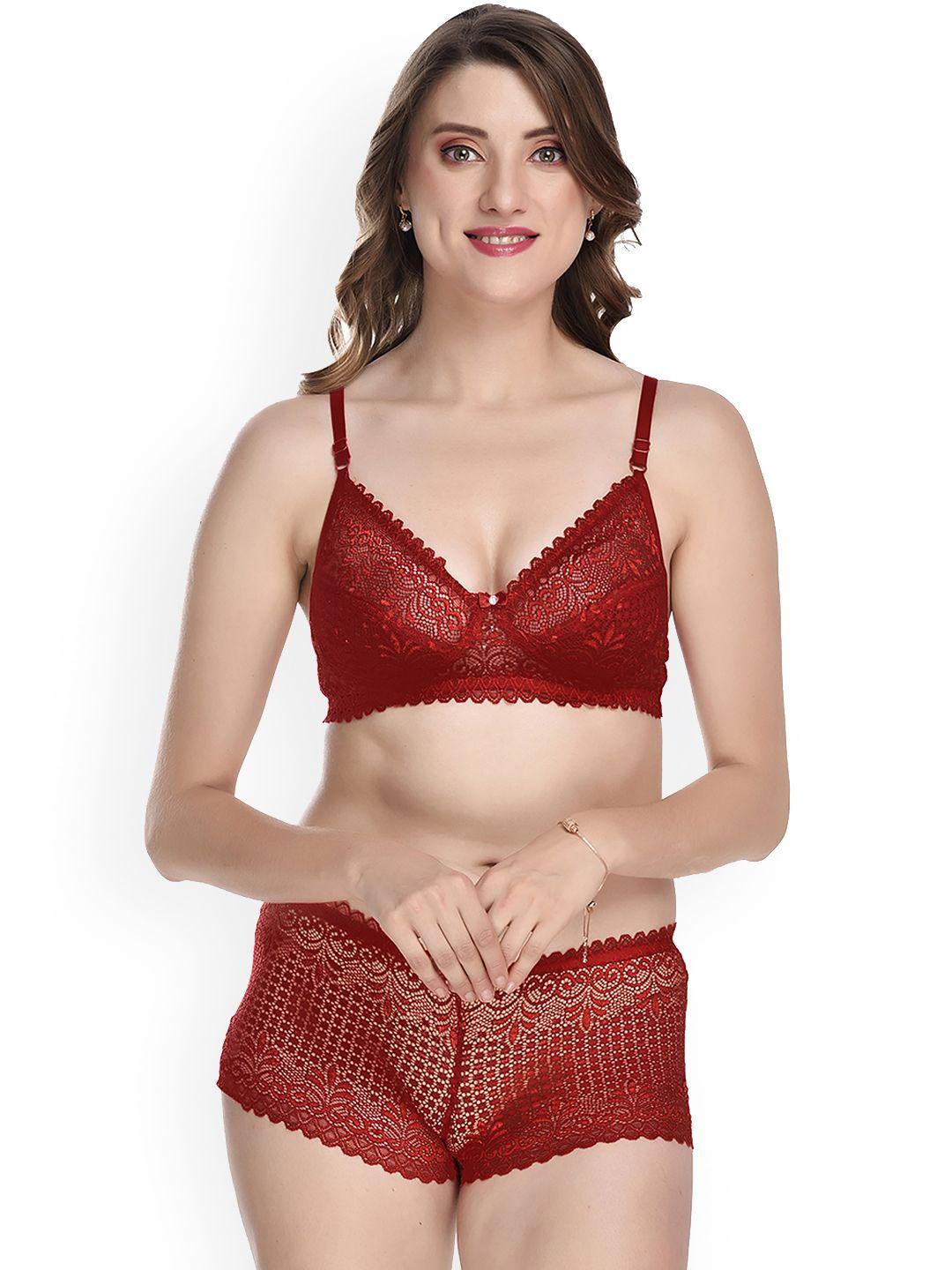 arousy cotton lingerie set