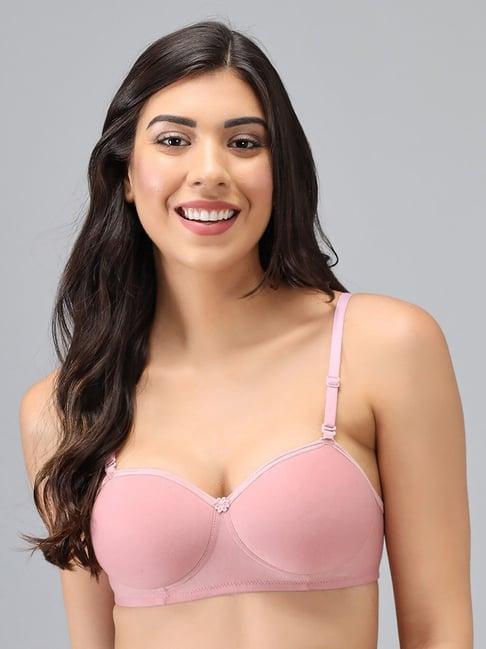 arousy pink cotton t-shirt bra