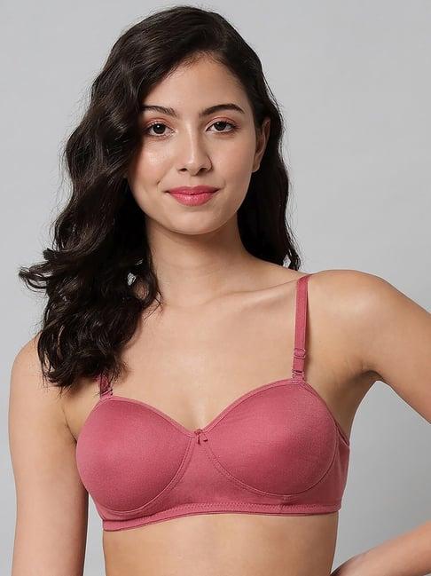 arousy pink cotton t-shirt bra