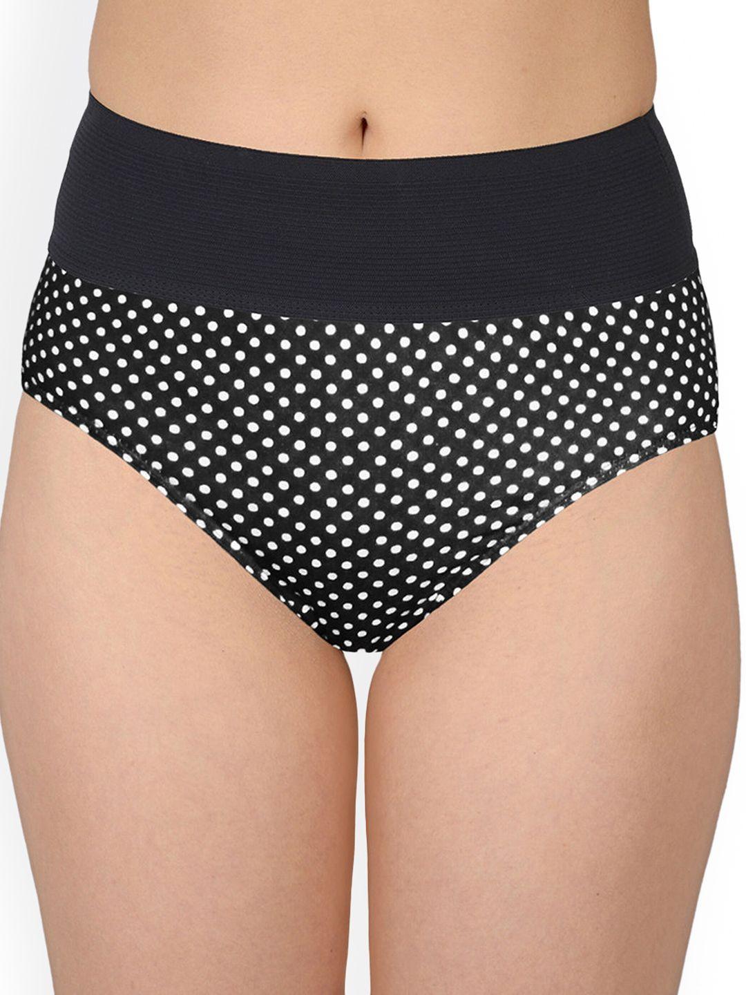 arousy women printed high-rise hipster briefs