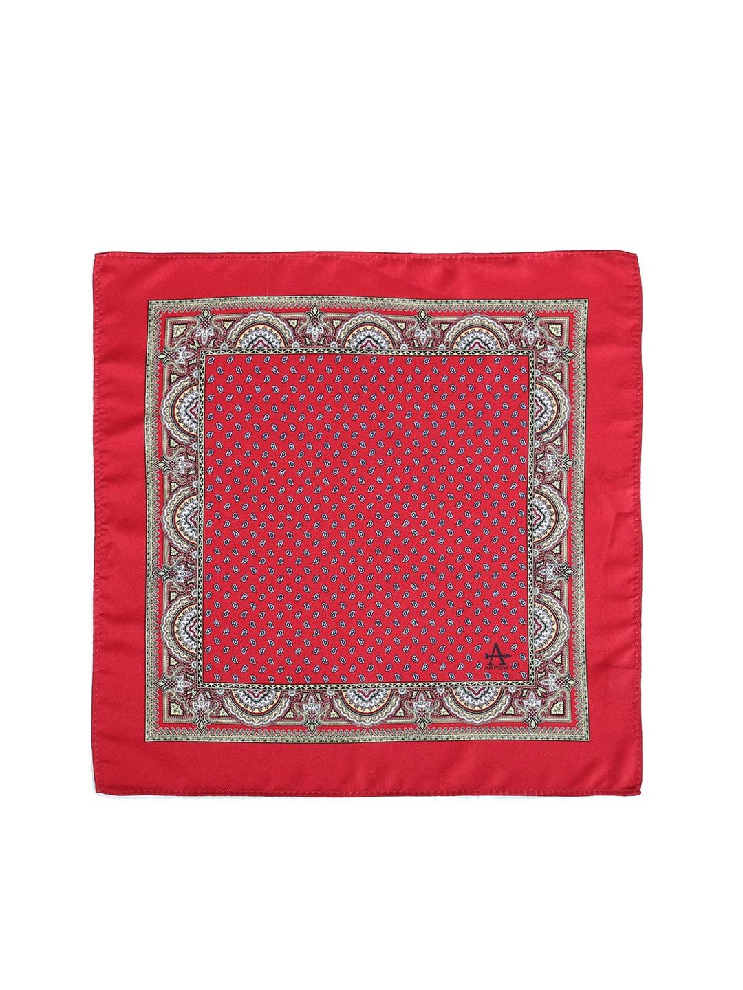 arrow ethnic motifs printed pocket square