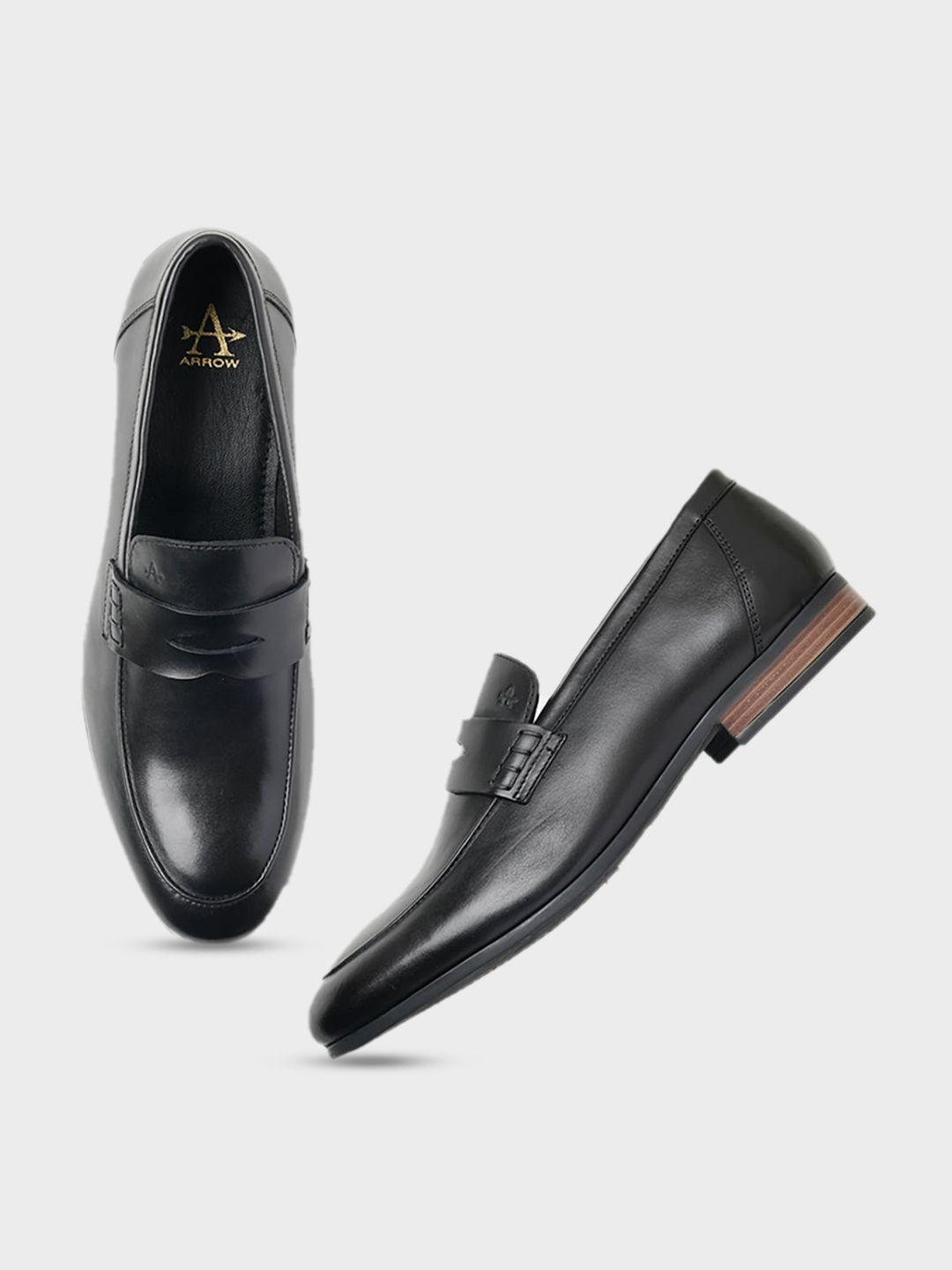 arrow-men-dyna-round-toe-leather-formal-loafers