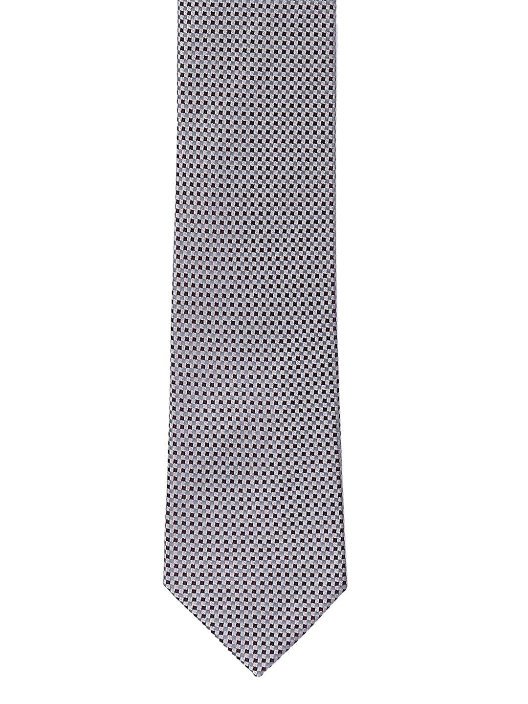 arrow men grey patterned broad tie
