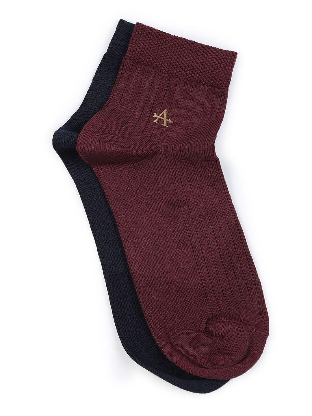 arrow men pack of 2 above ankle-length pure cotton socks