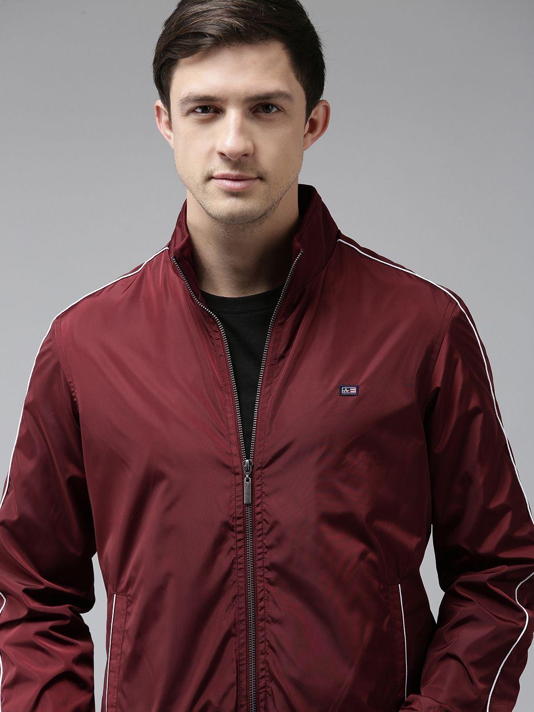 arrow-men-red-cut-and-sew-solid-sporty-jacket