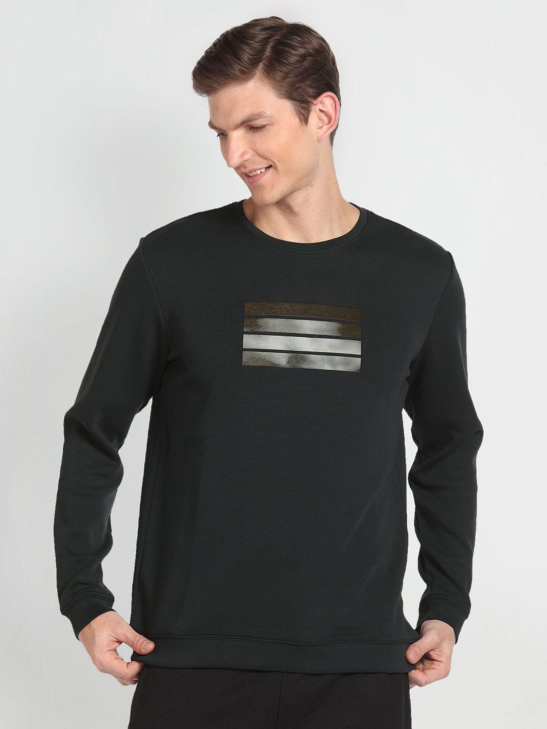 arrow new york printed pullover sweatshirt