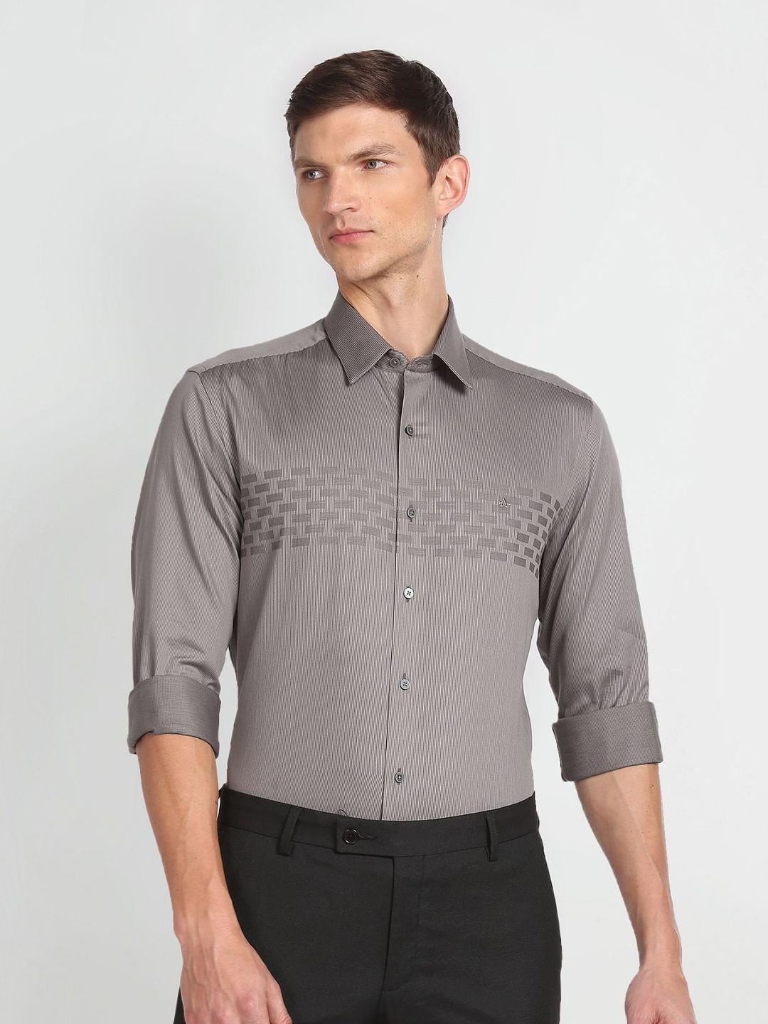 arrow new york slim fit opaque pure cotton formal shirt