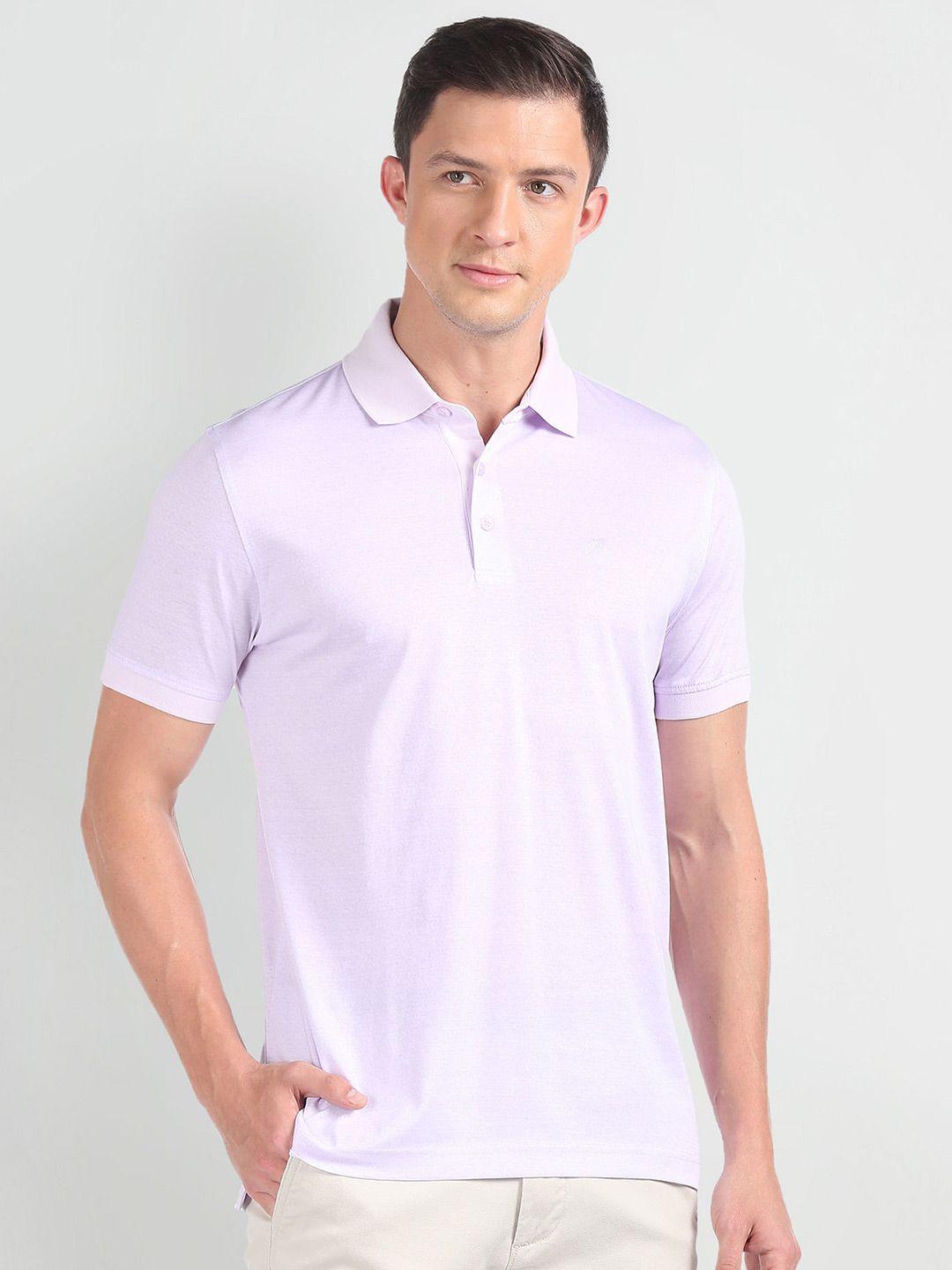 arrow polo collar short sleeves pure cotton t-shirt