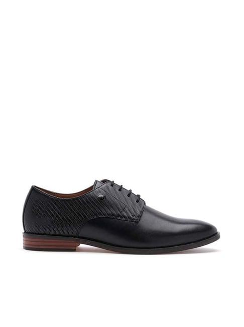 arrow men's norton jet black derby shoes