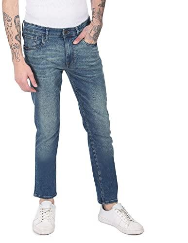 arrow men's slim jeans (ajadjn2755_blue_36)