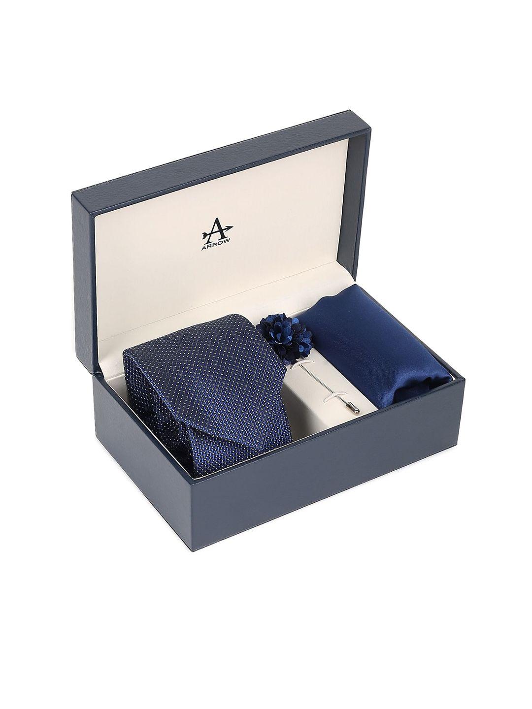 arrow men blue accessory gift set
