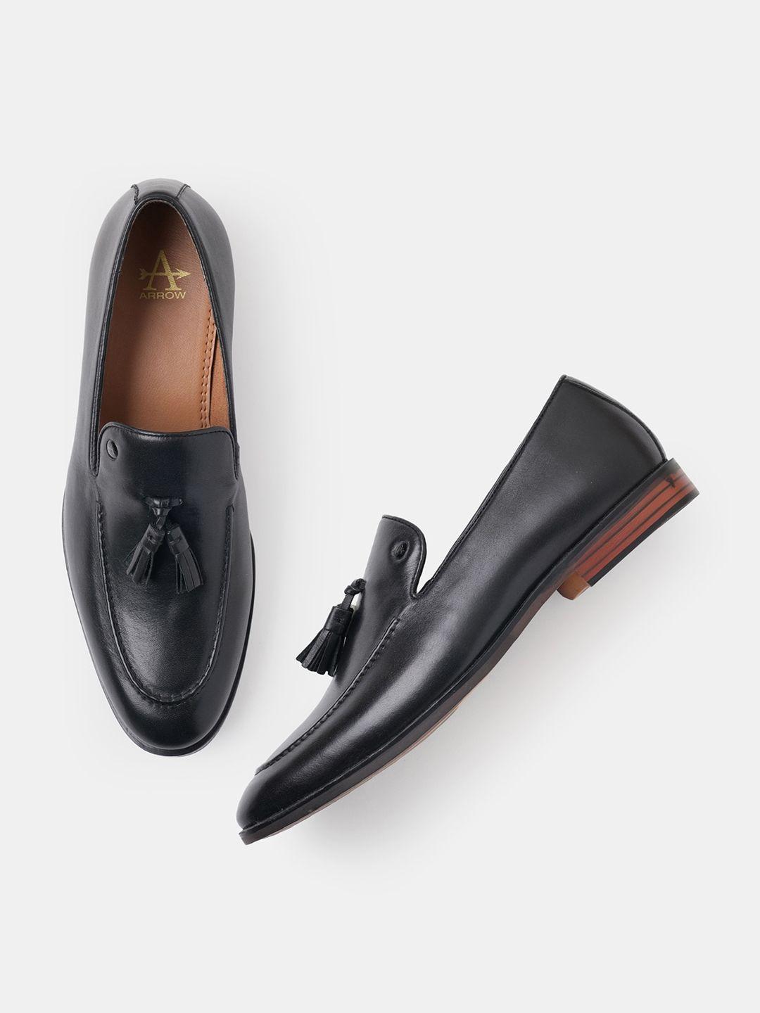 arrow men ellipse leather formal tassel loafers