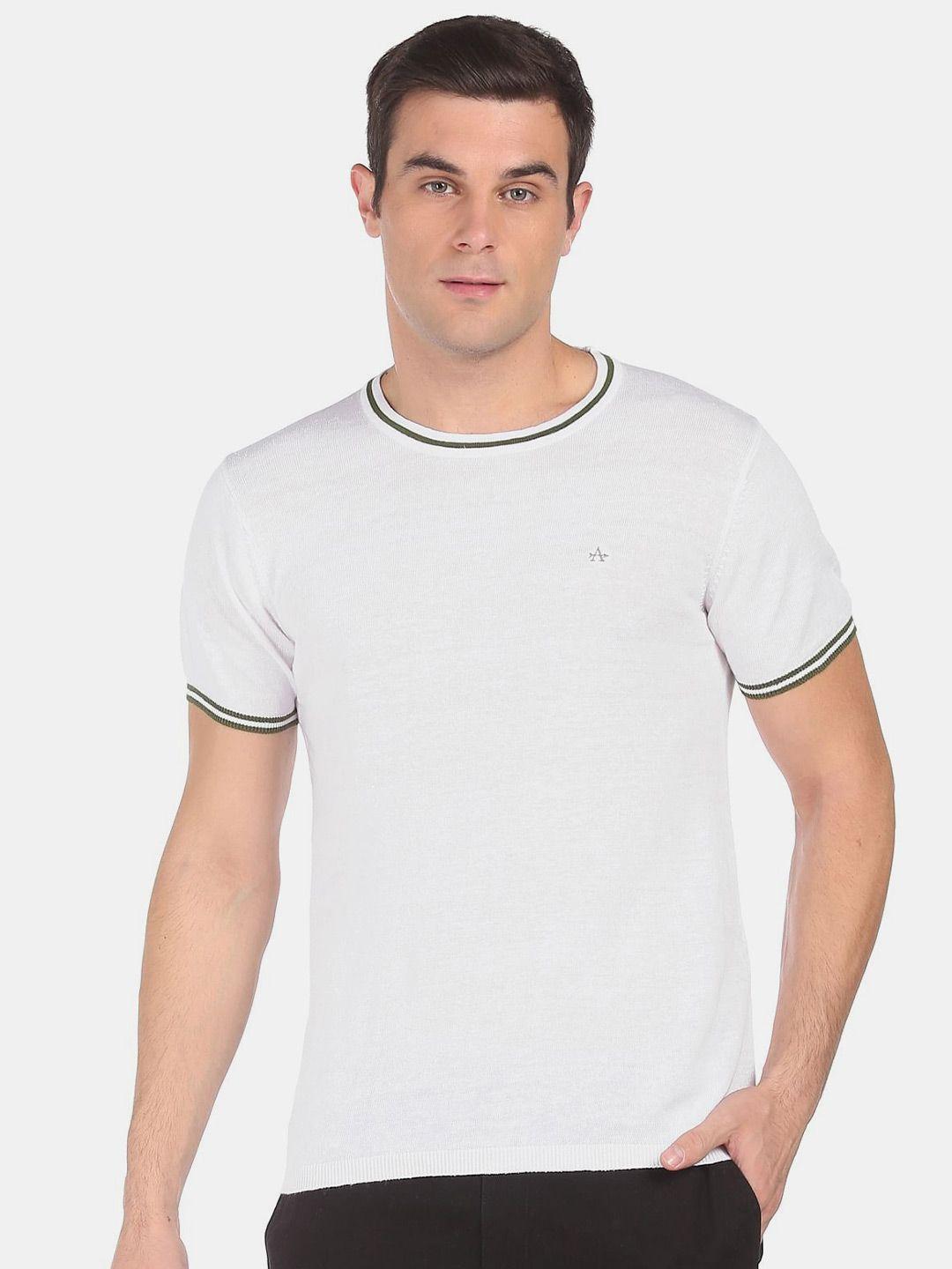 arrow men white t-shirt