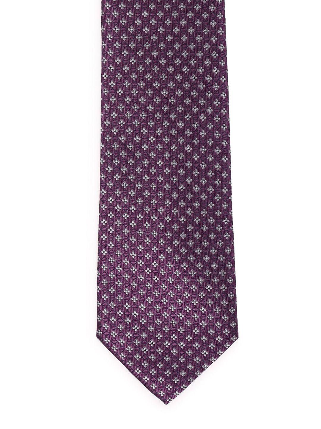 arrow men woven design broad tie