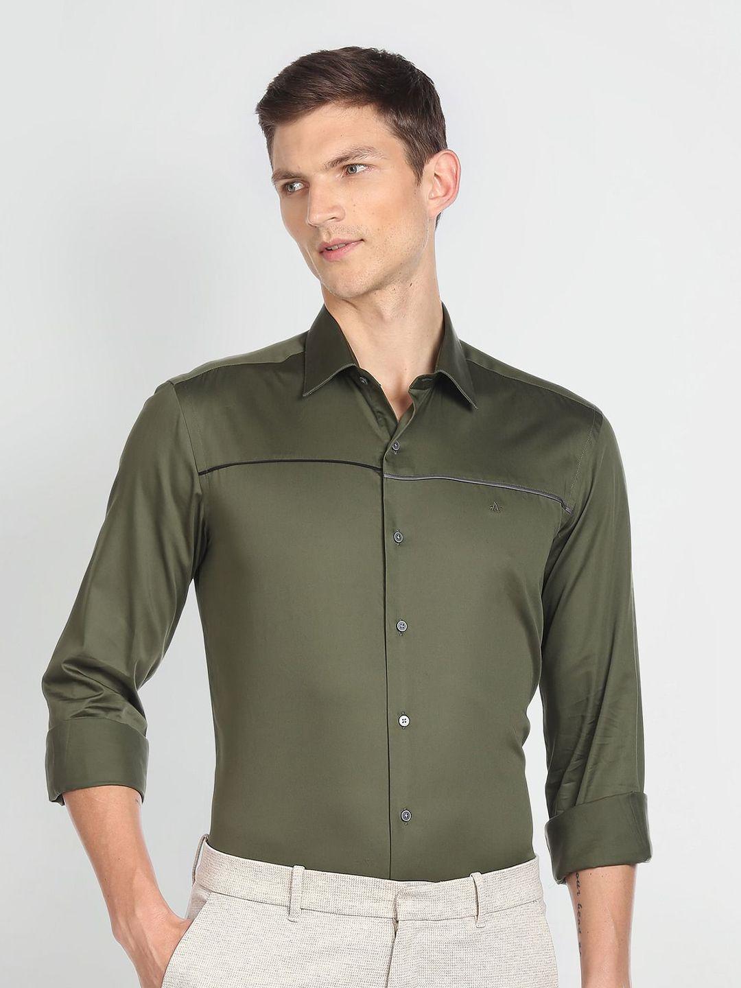 arrow new york slim fit spread collar formal shirt
