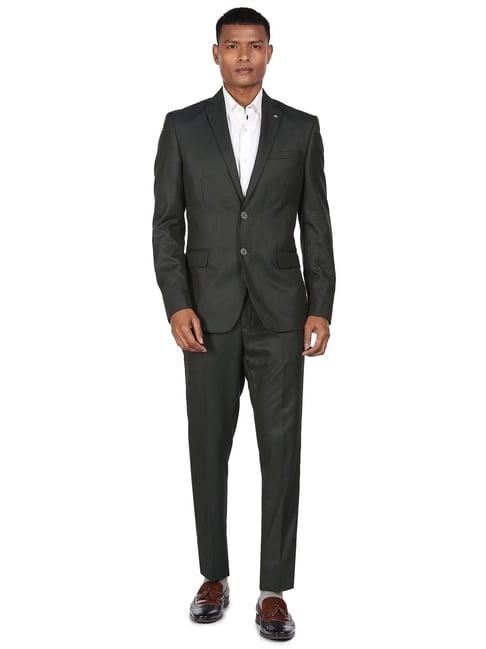 arrow olive regular fit two piece suit