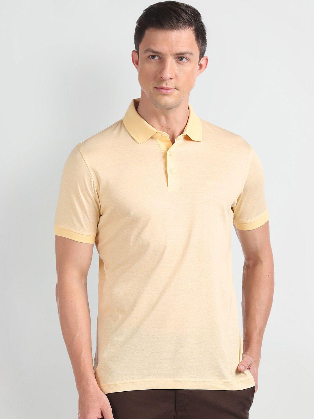 arrow polo collar short sleeve cotton regular t-shirt