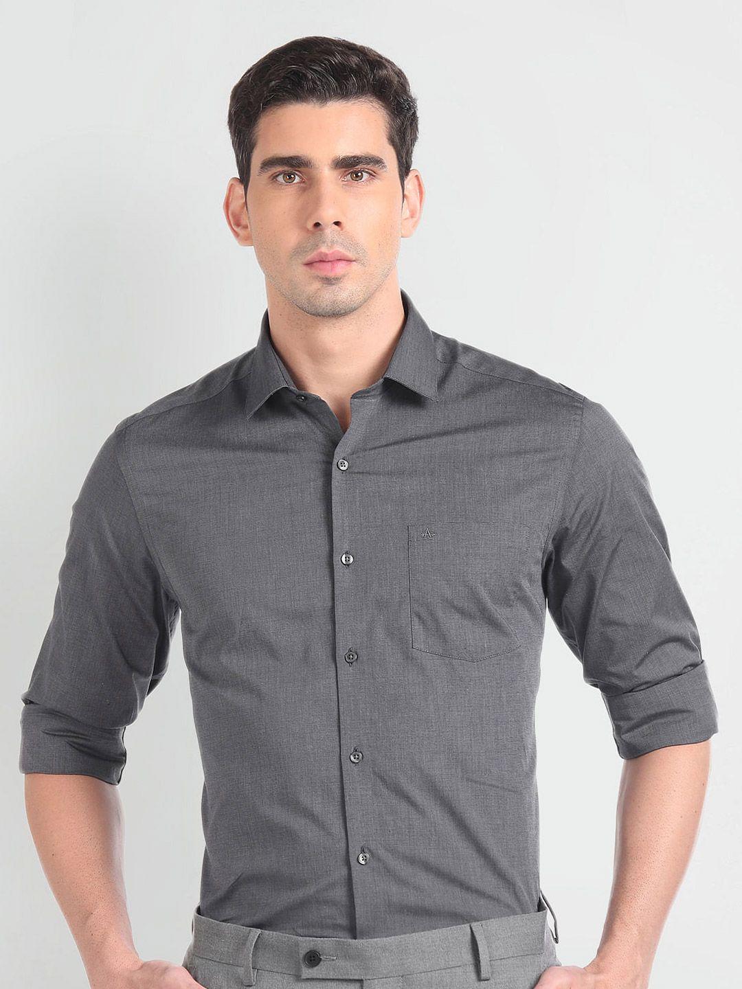 arrow slim fit opaque casual shirt