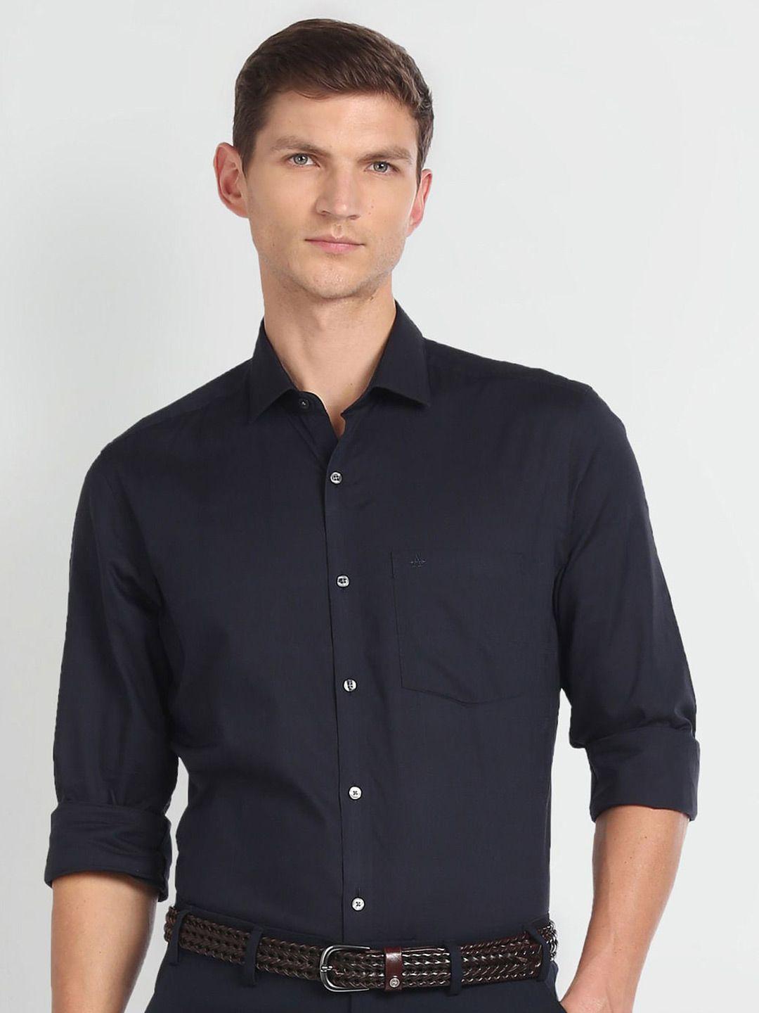 arrow slim fit twill pure cotton casual shirt