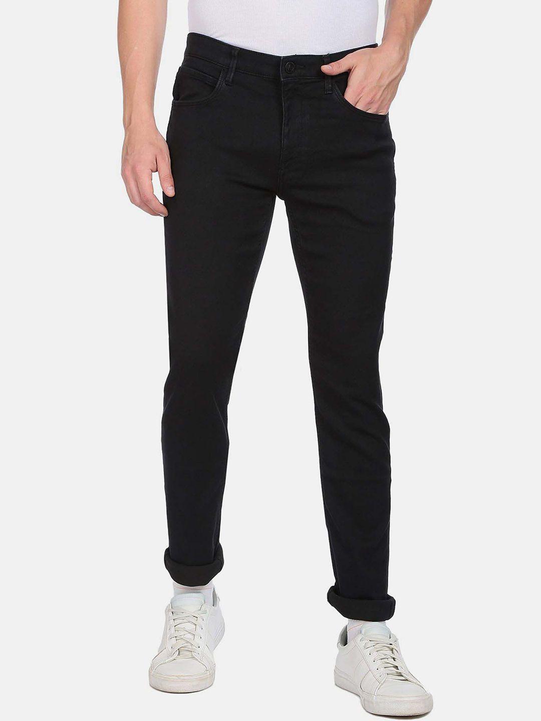 arrow sport men black slim fit jeans