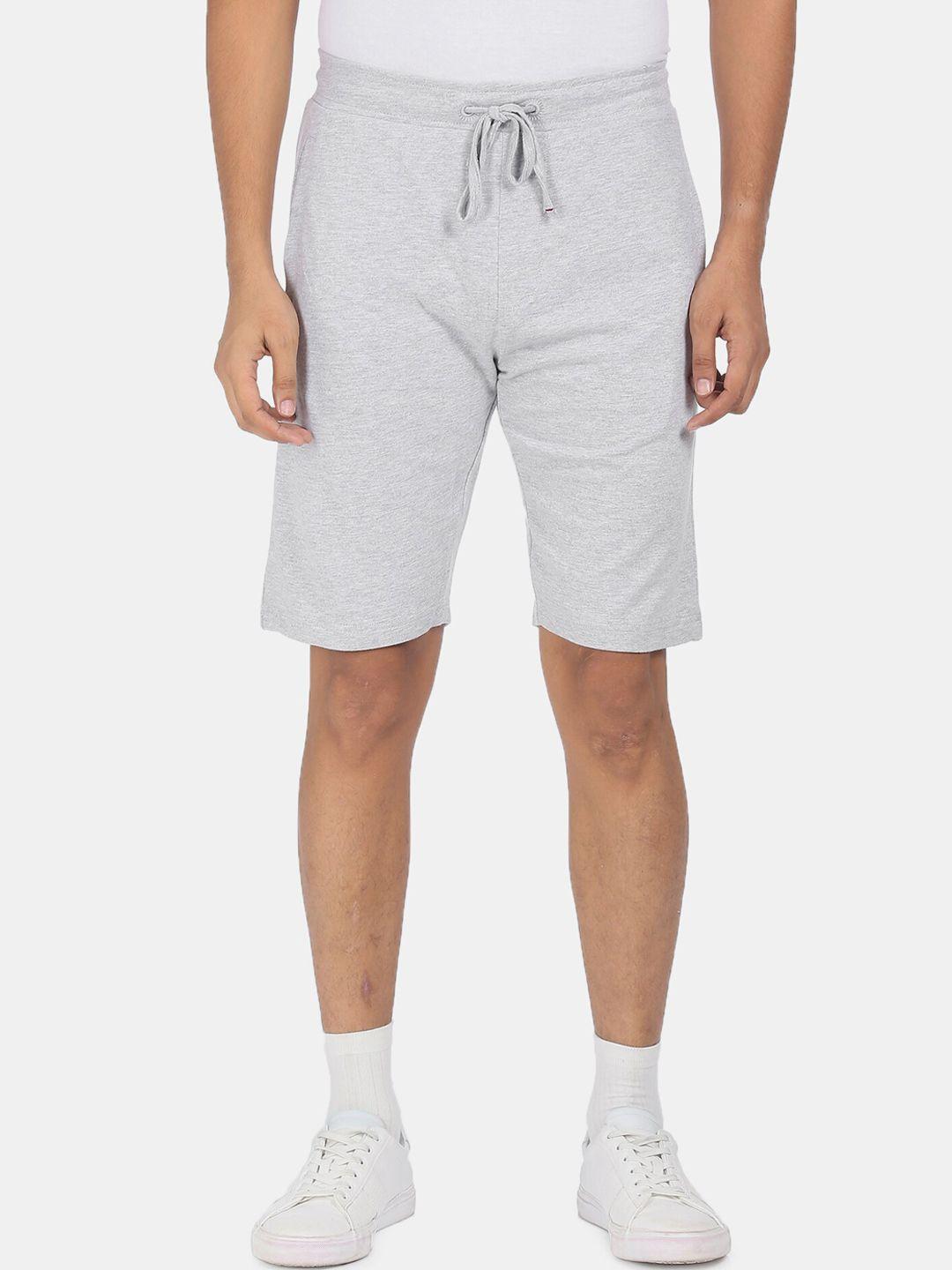 arrow sport men grey regular shorts