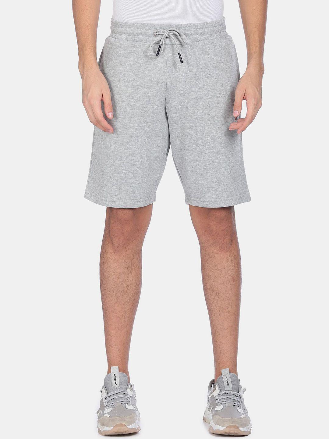 arrow sport men grey sports shorts