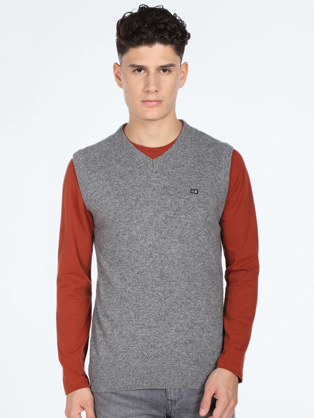 arrow sport men grey woollen fashion