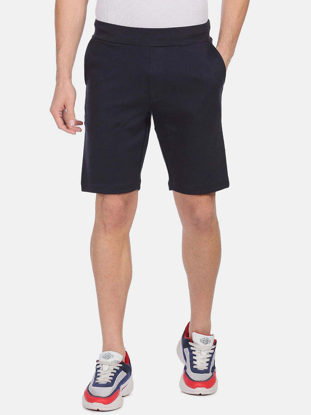 arrow sport men mid-rise sports shorts