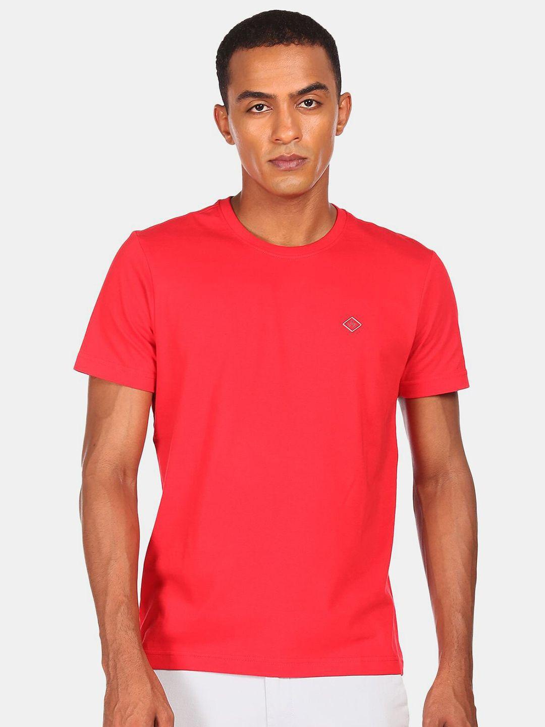 arrow sport men red t-shirt