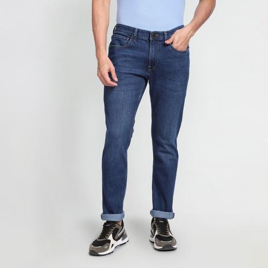 arrow sport men solid jameson jeans (slim)