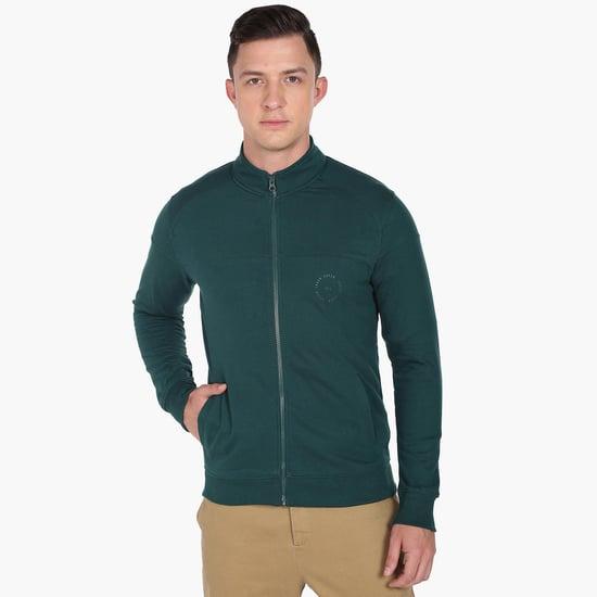 arrow sport men solid sweatshirt