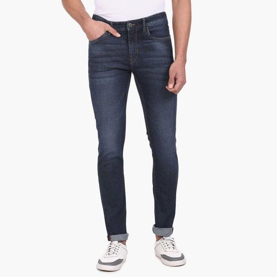 arrow sport men stonewashed slim fit jeans