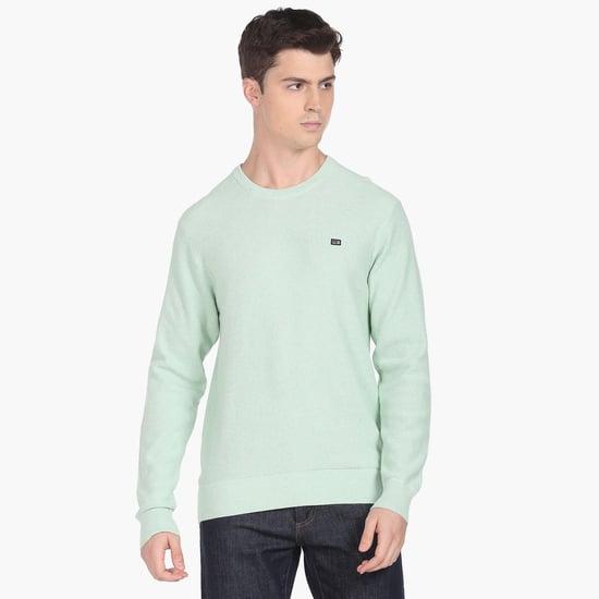 arrow sport men textured sweater