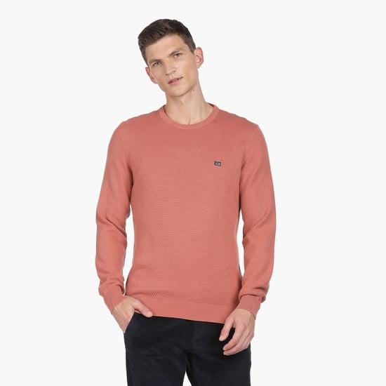 arrow sport men textured sweater