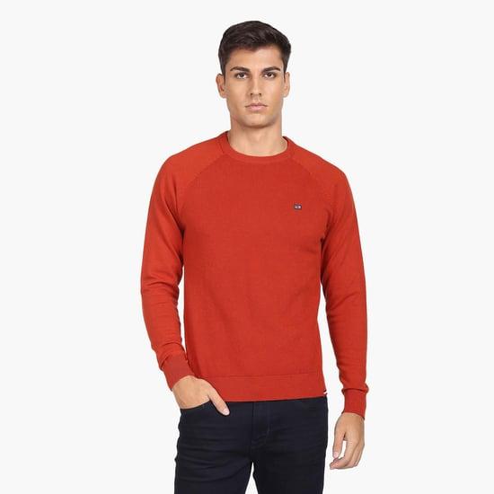 arrow sport men textured sweater