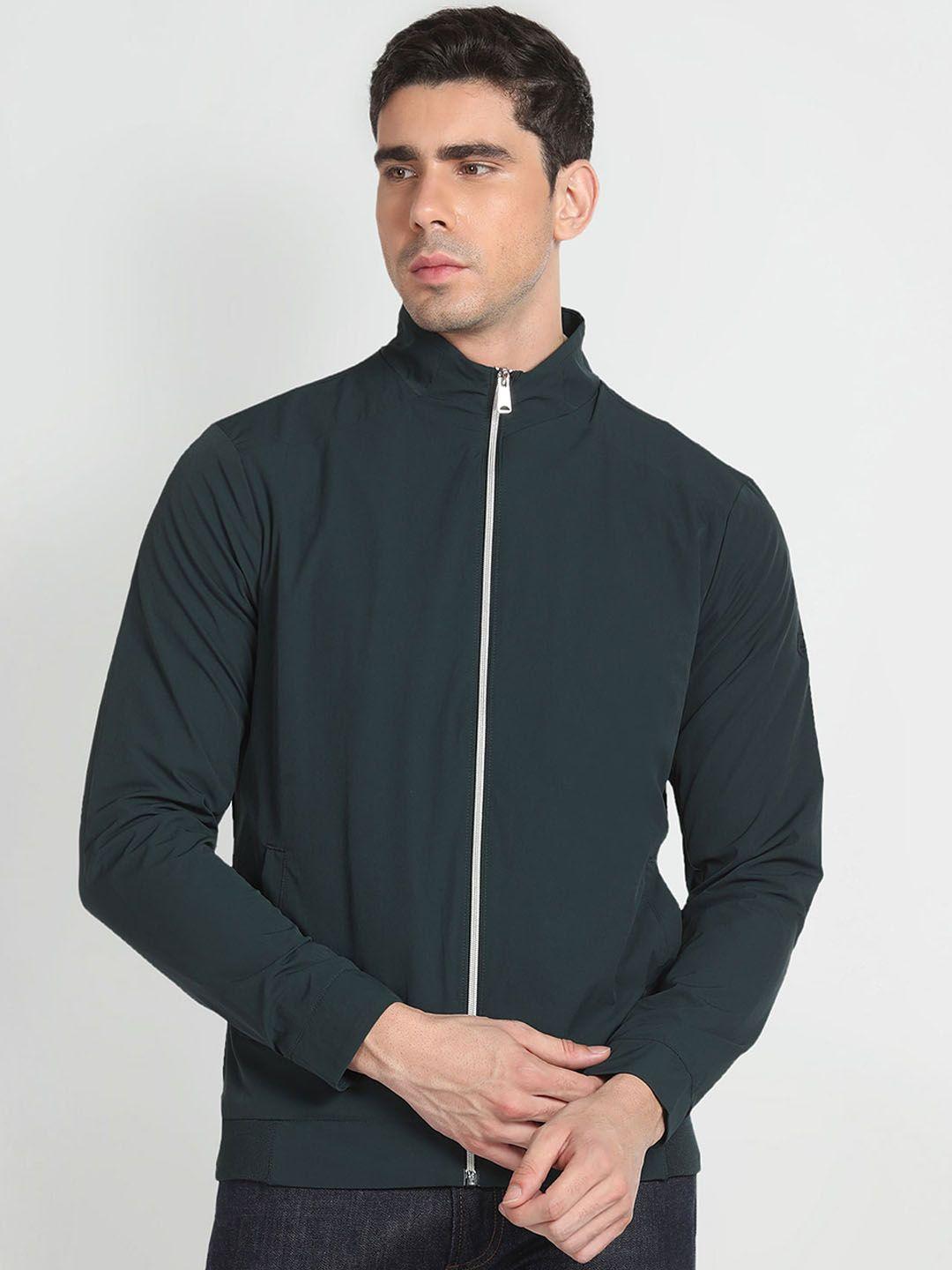 arrow sport mock collar bomber jacket