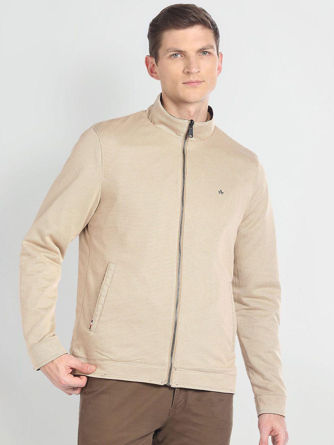 arrow sport mock collar bomber jacket