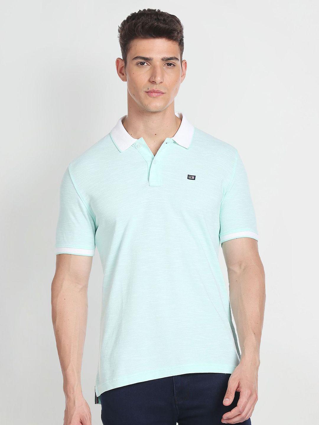 arrow sport polo collar pure cotton t-shirt