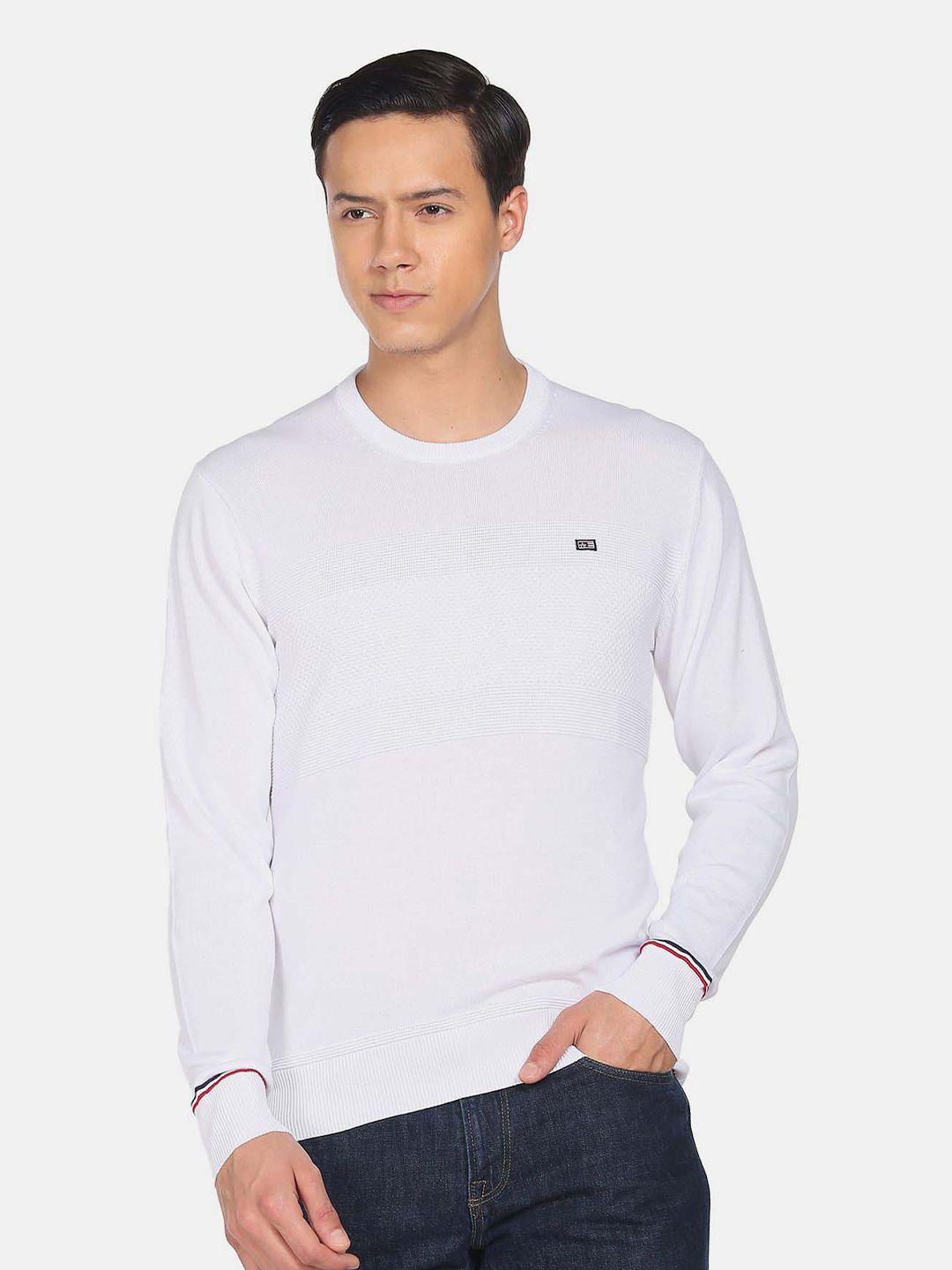 arrow sport round neck pure cotton pullover