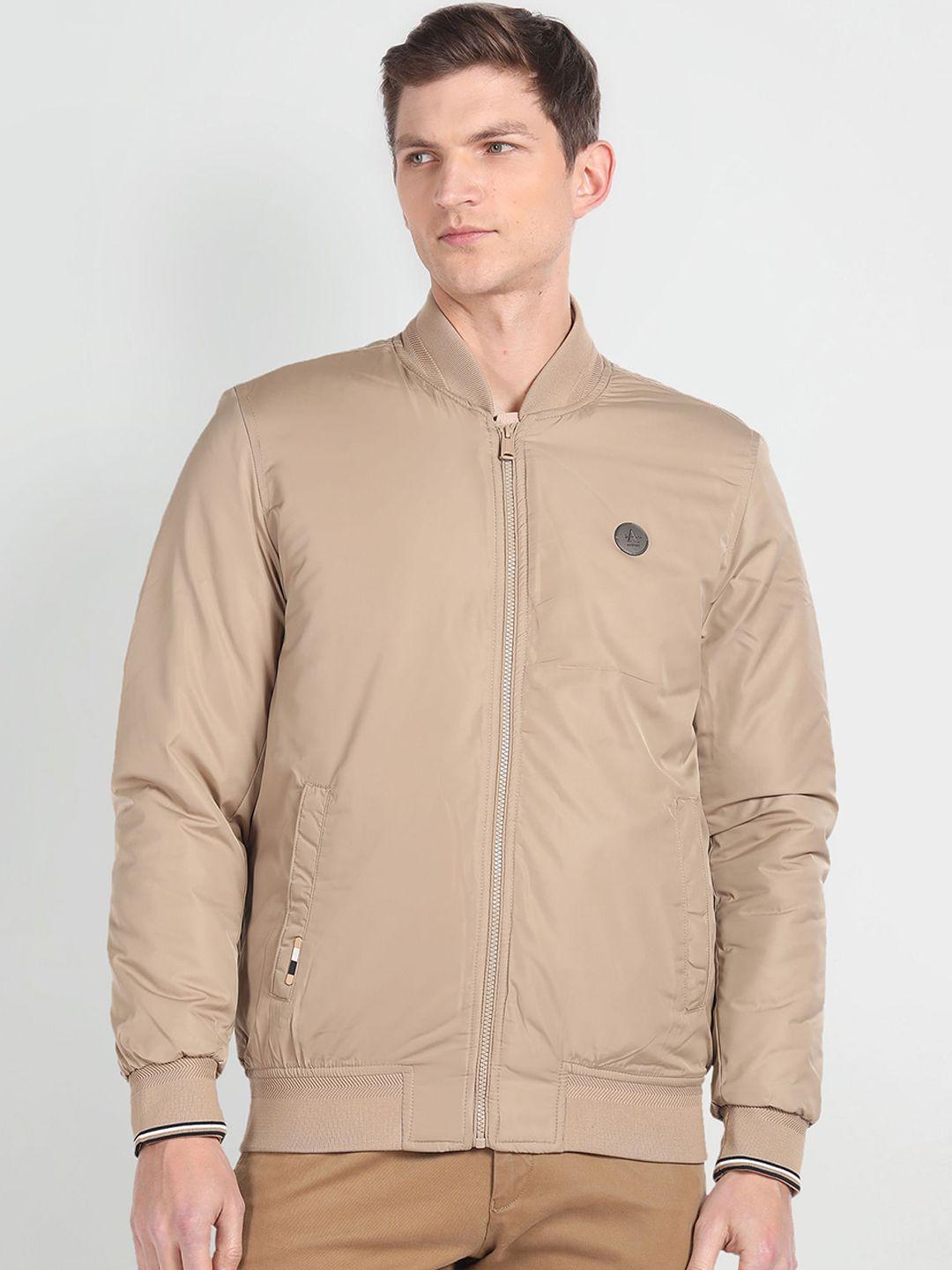 arrow sport stand collar bomber jacket