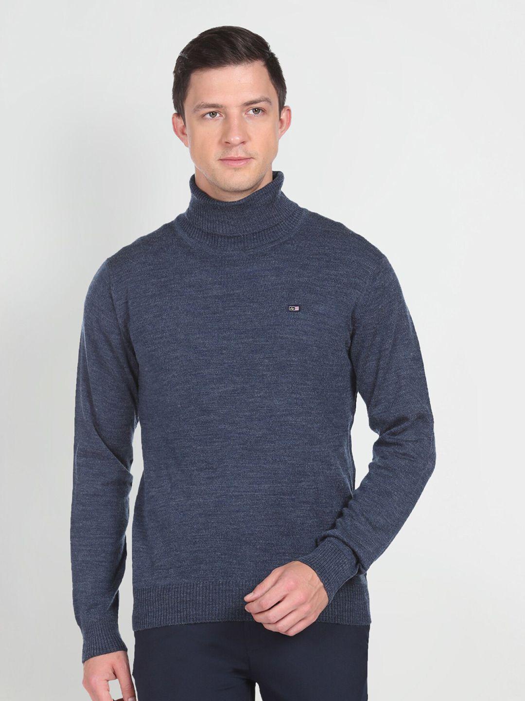 arrow sport turtle neck long sleeves pullover sweater