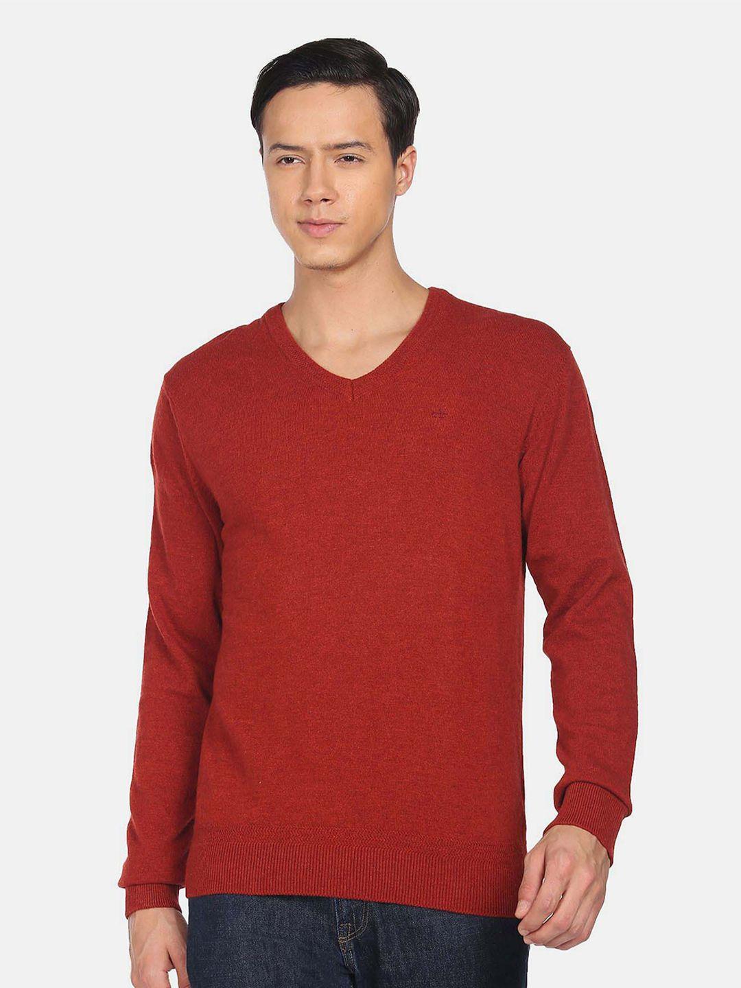 arrow sport v-neck long sleeves pullover