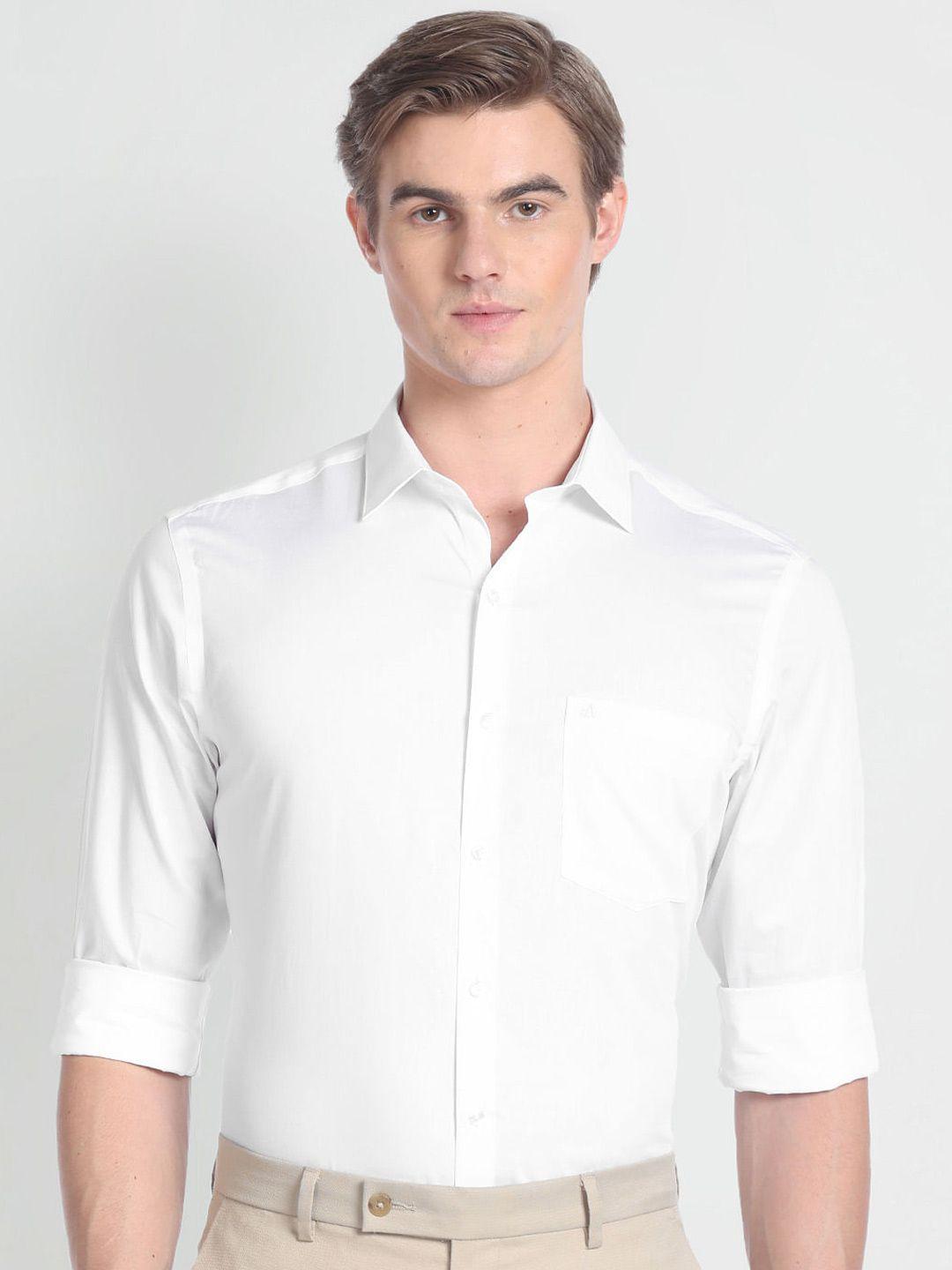 arrow spread collar pure cotton formal shirt