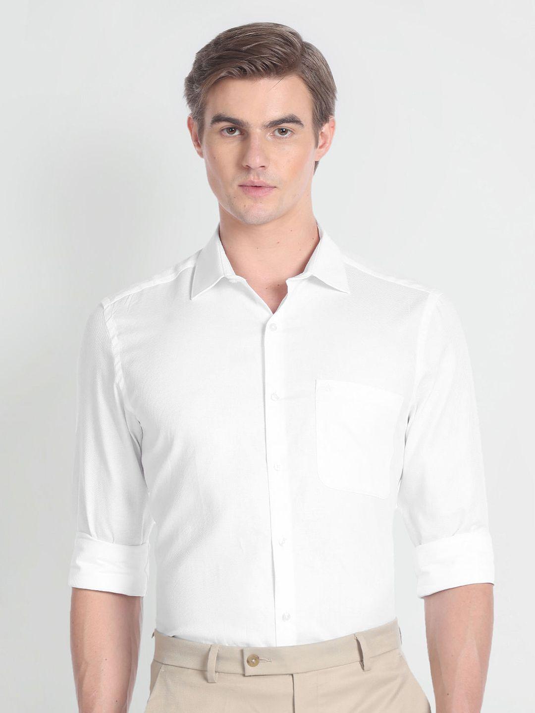 arrow spread collar pure cotton formal shirt